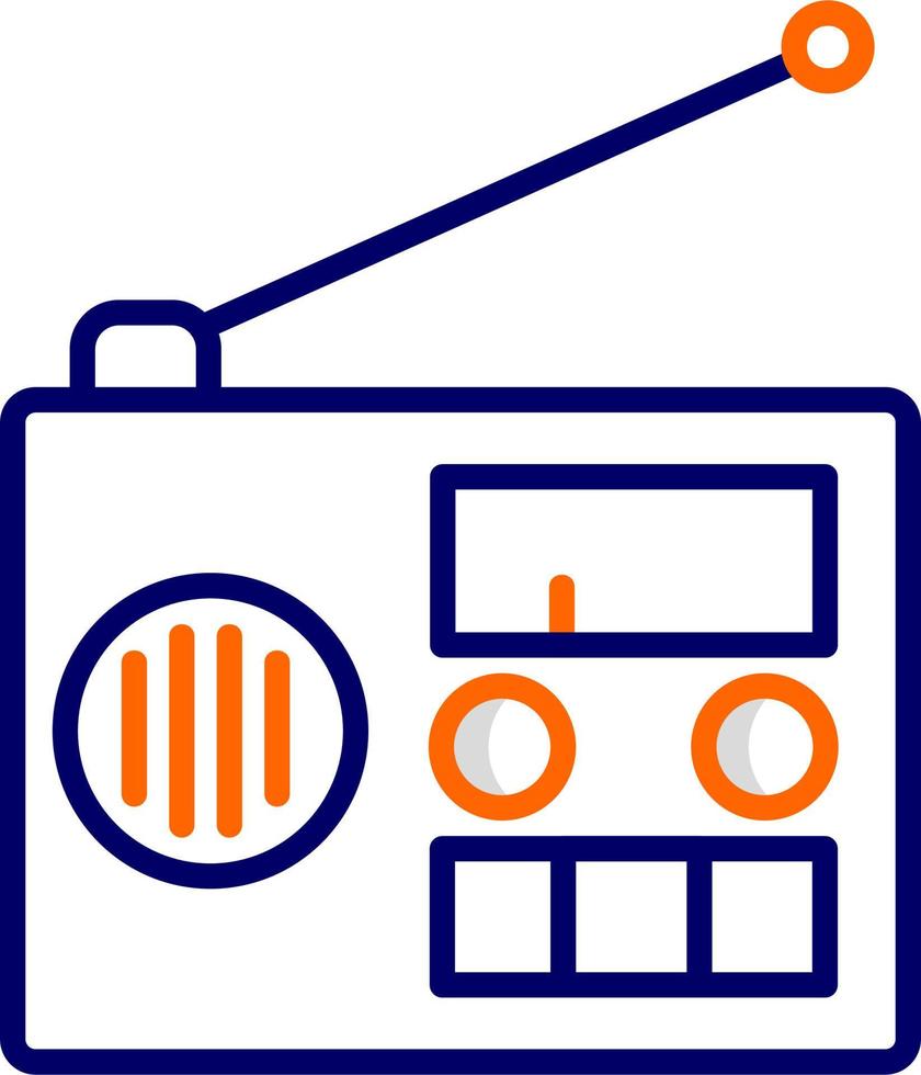 icono de vector de radio