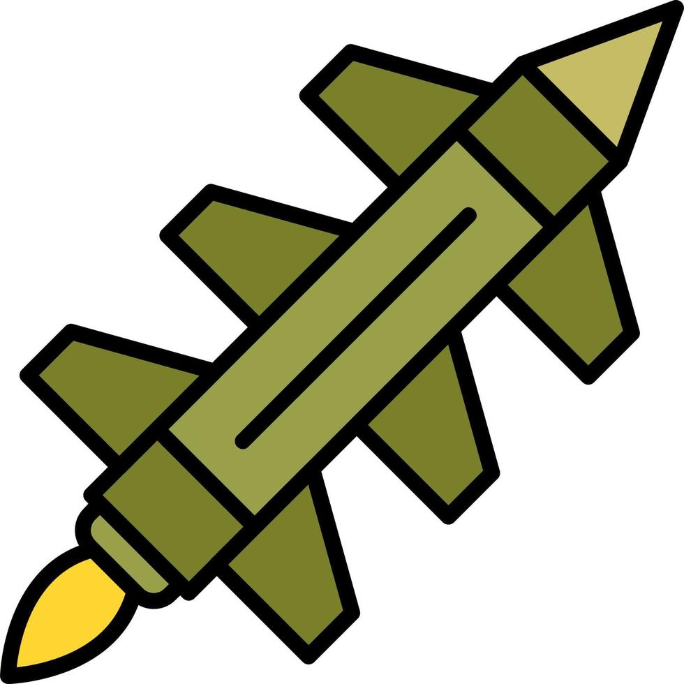 Missile Rocket Vector Icon