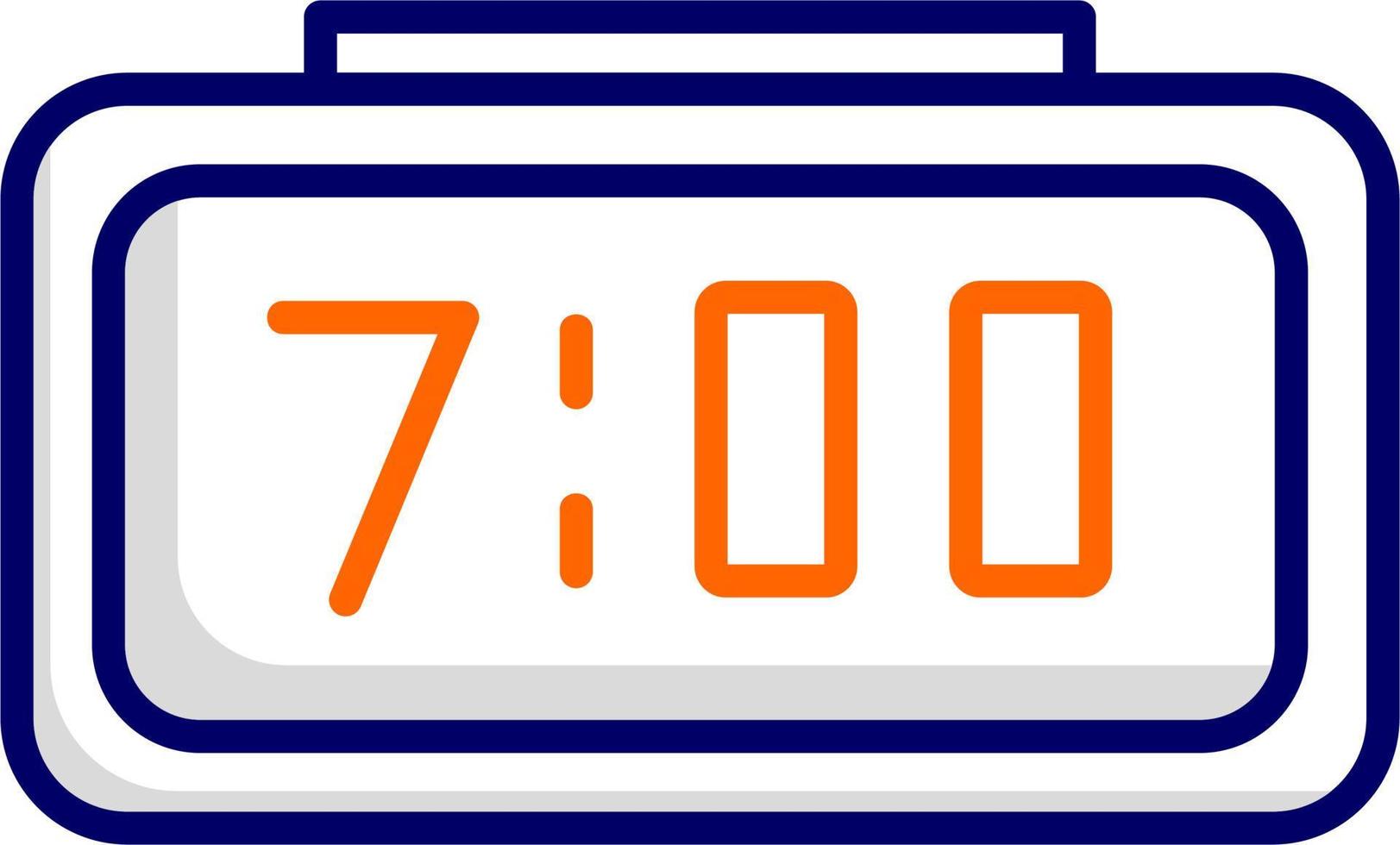 Digital Clock Vector Icon
