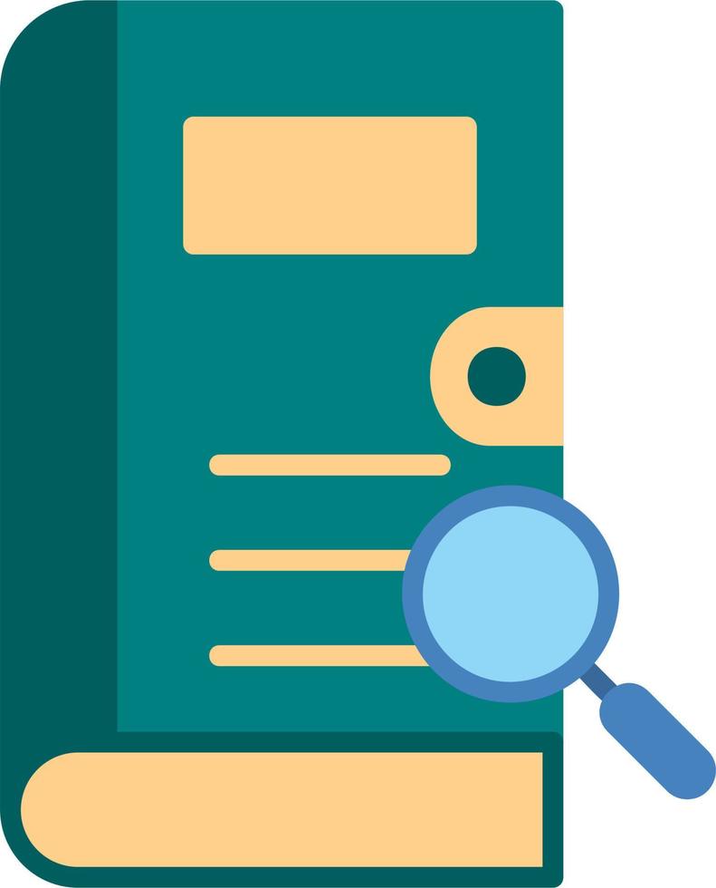 Search Book Vector Icon