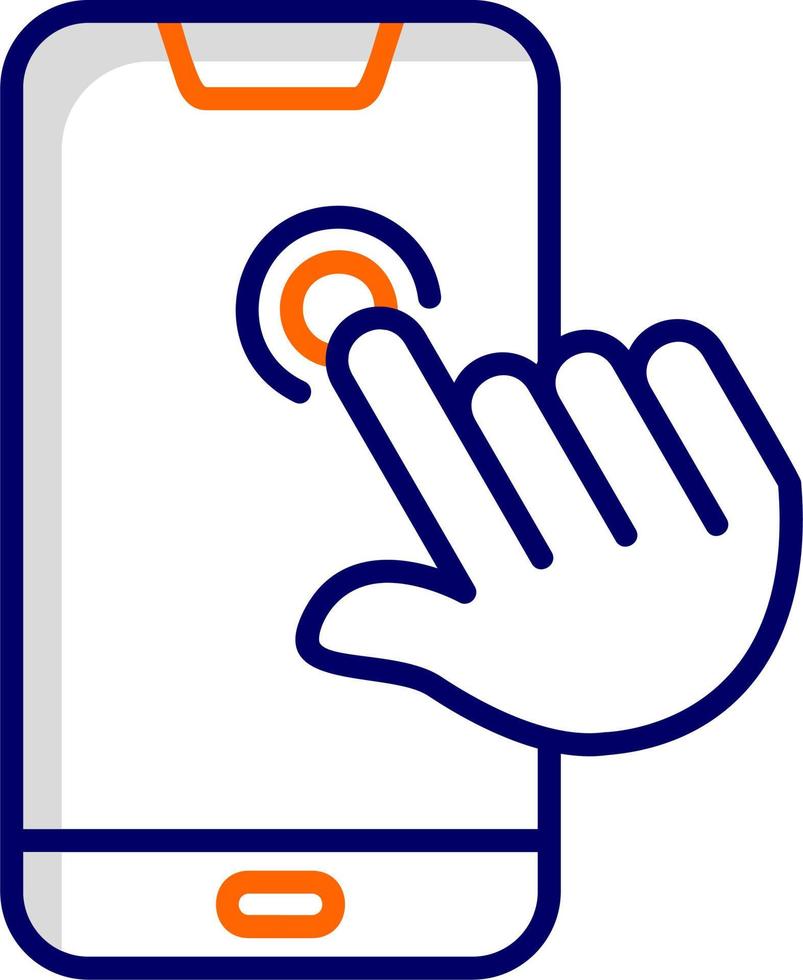 Touch Screen Vector Icon