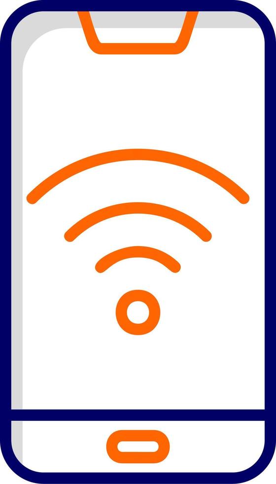 Smartphone Wifi Vector Icon