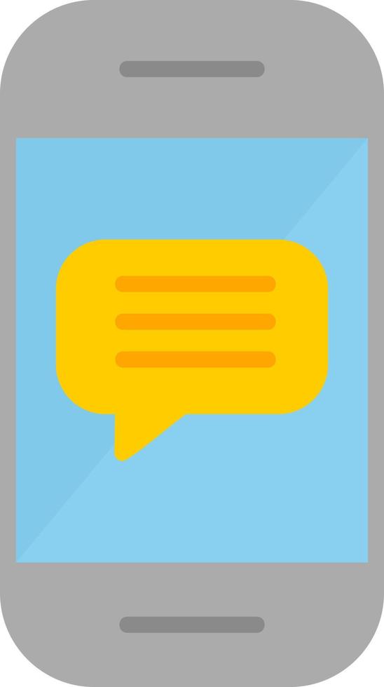 Phone Message Vector Icon