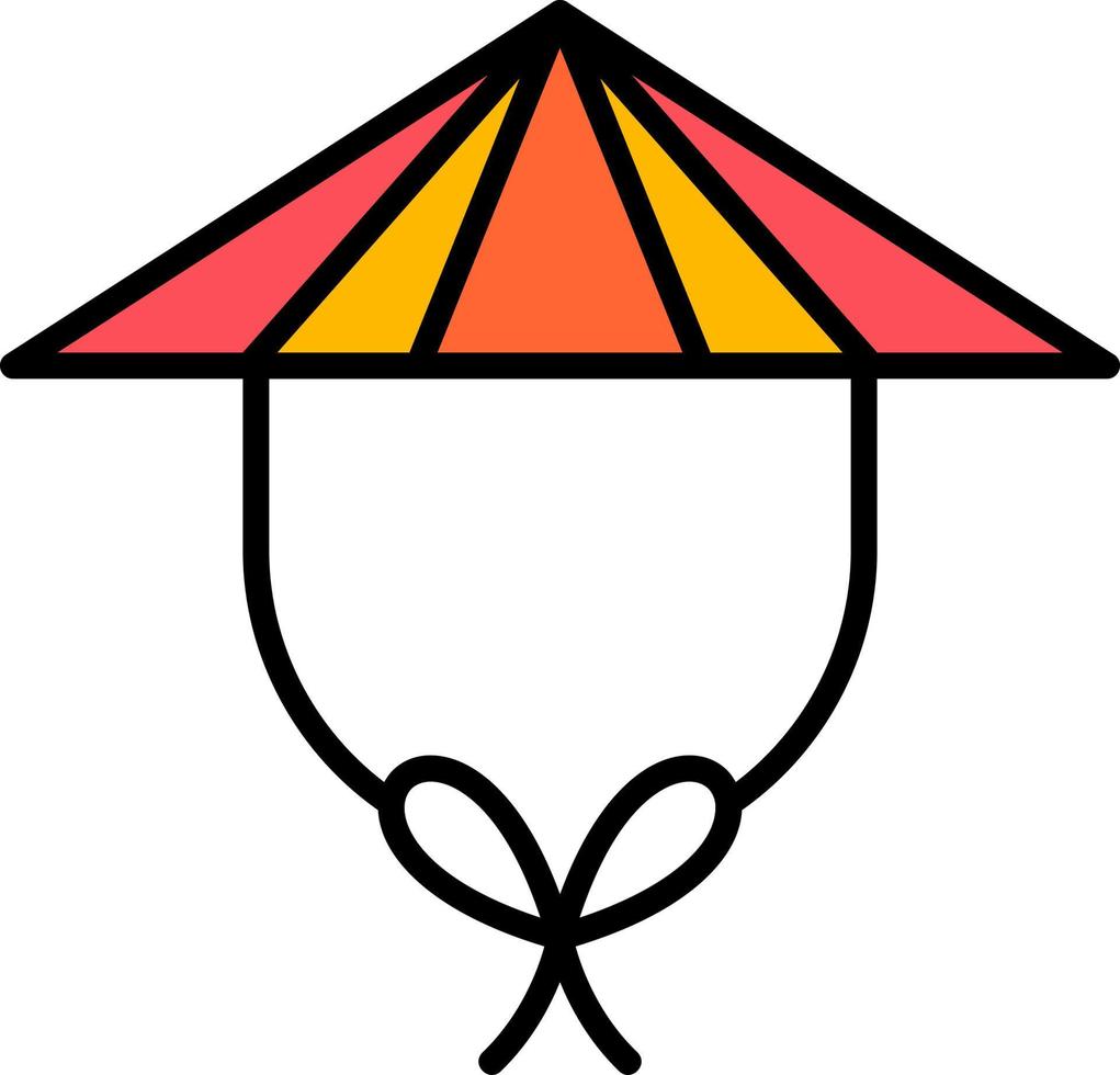 Chinese Hat Vector Icon