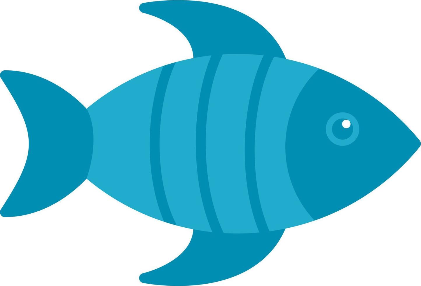 icono de vector de pescado