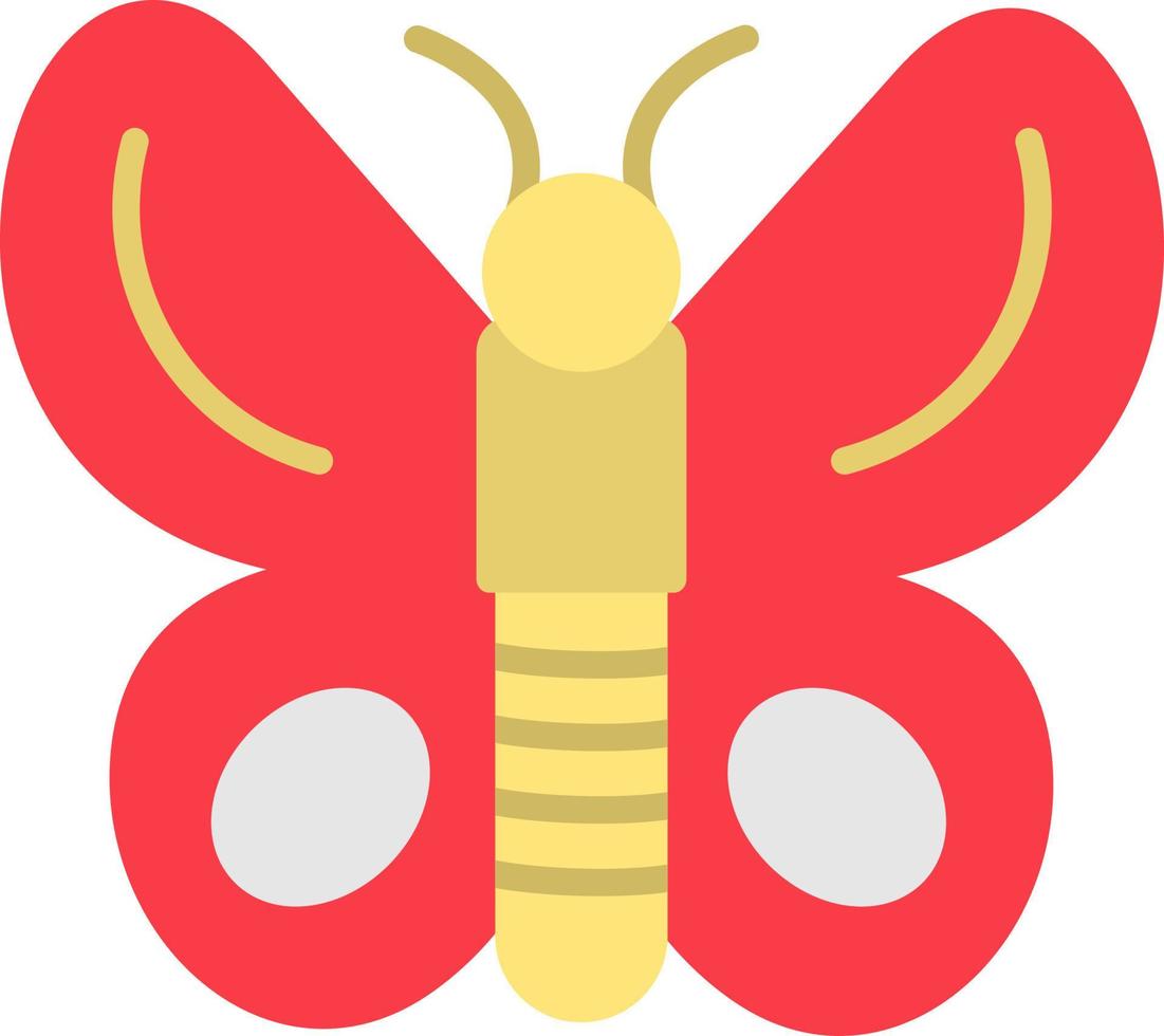 icono de vector de mariposa