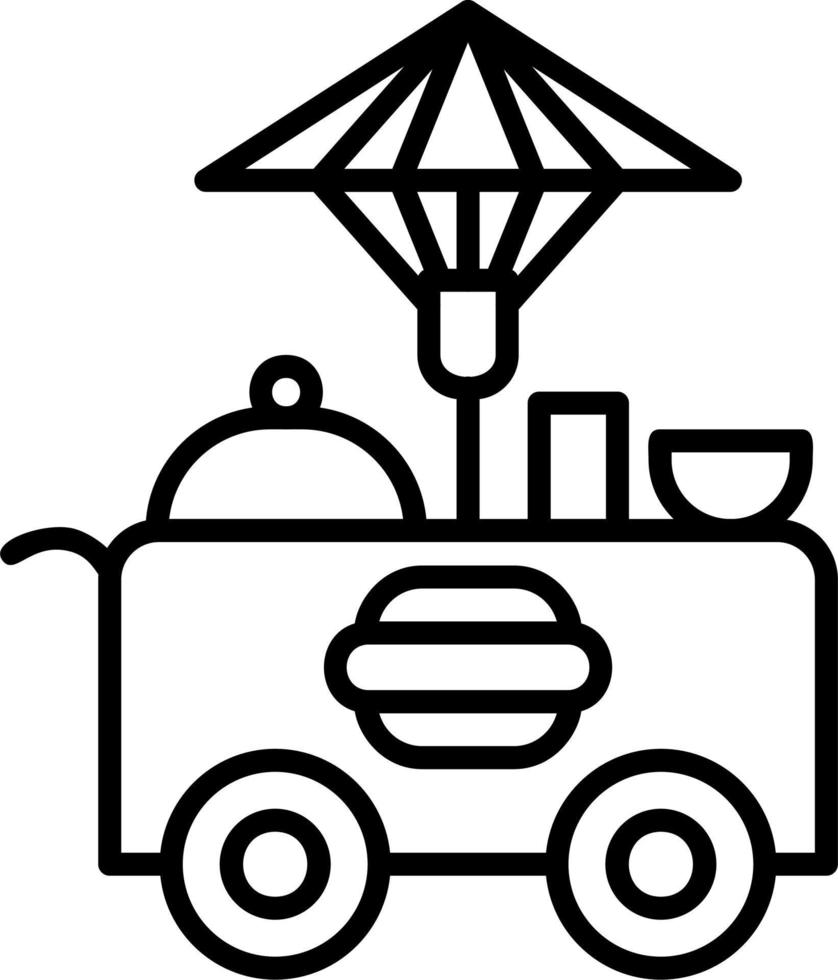 Food Stall Vector Icon