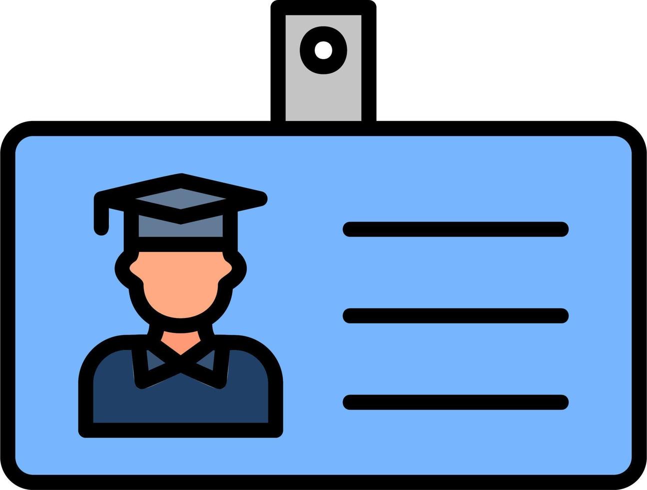 Student Id Card Vector Icon 20467884 Vector Art at Vecteezy