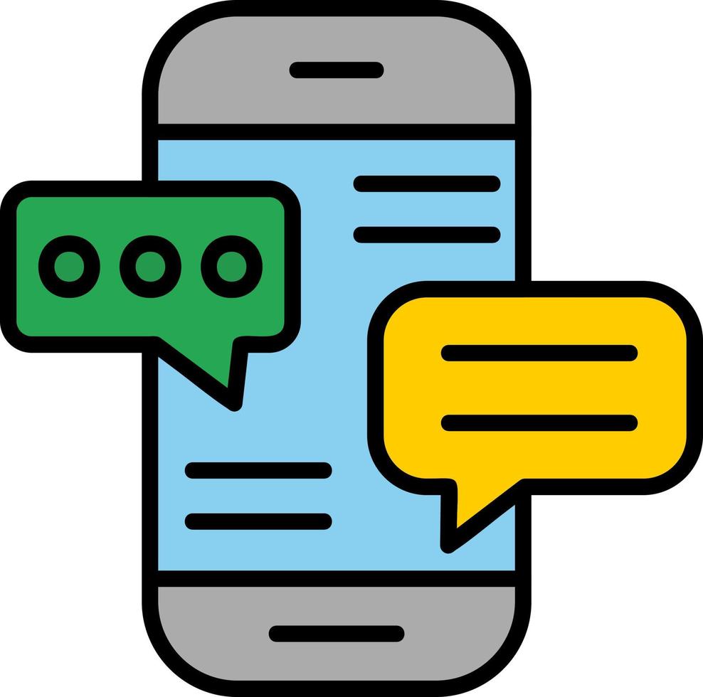 Chatting Vector Icon