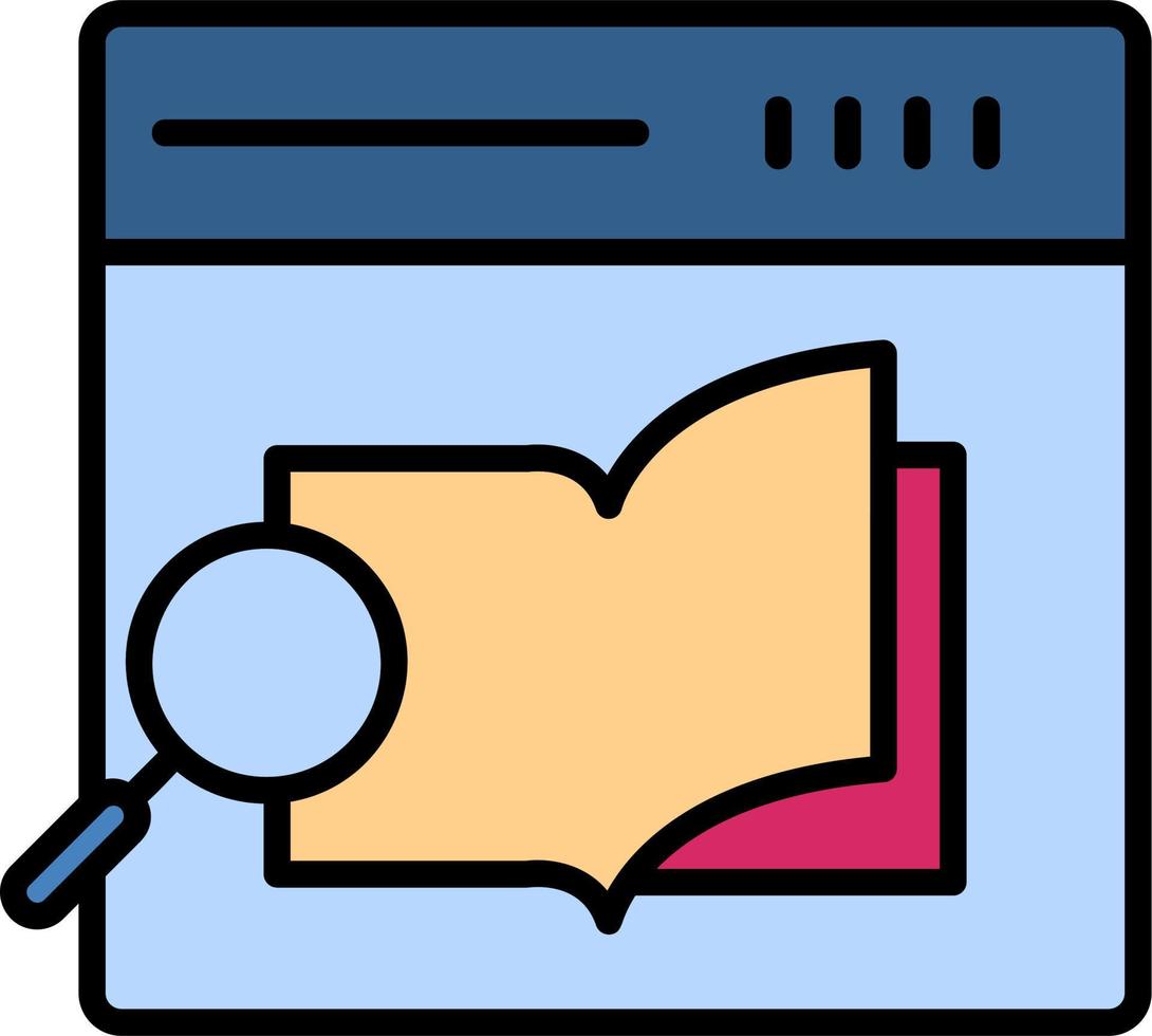 Research Book Vector Icon