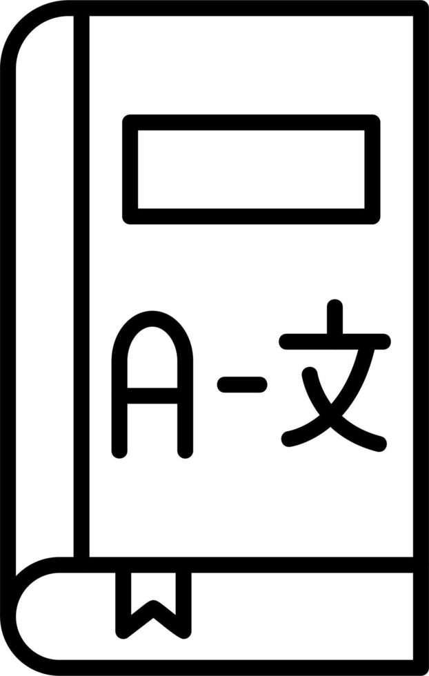 Translate Book Vector Icon