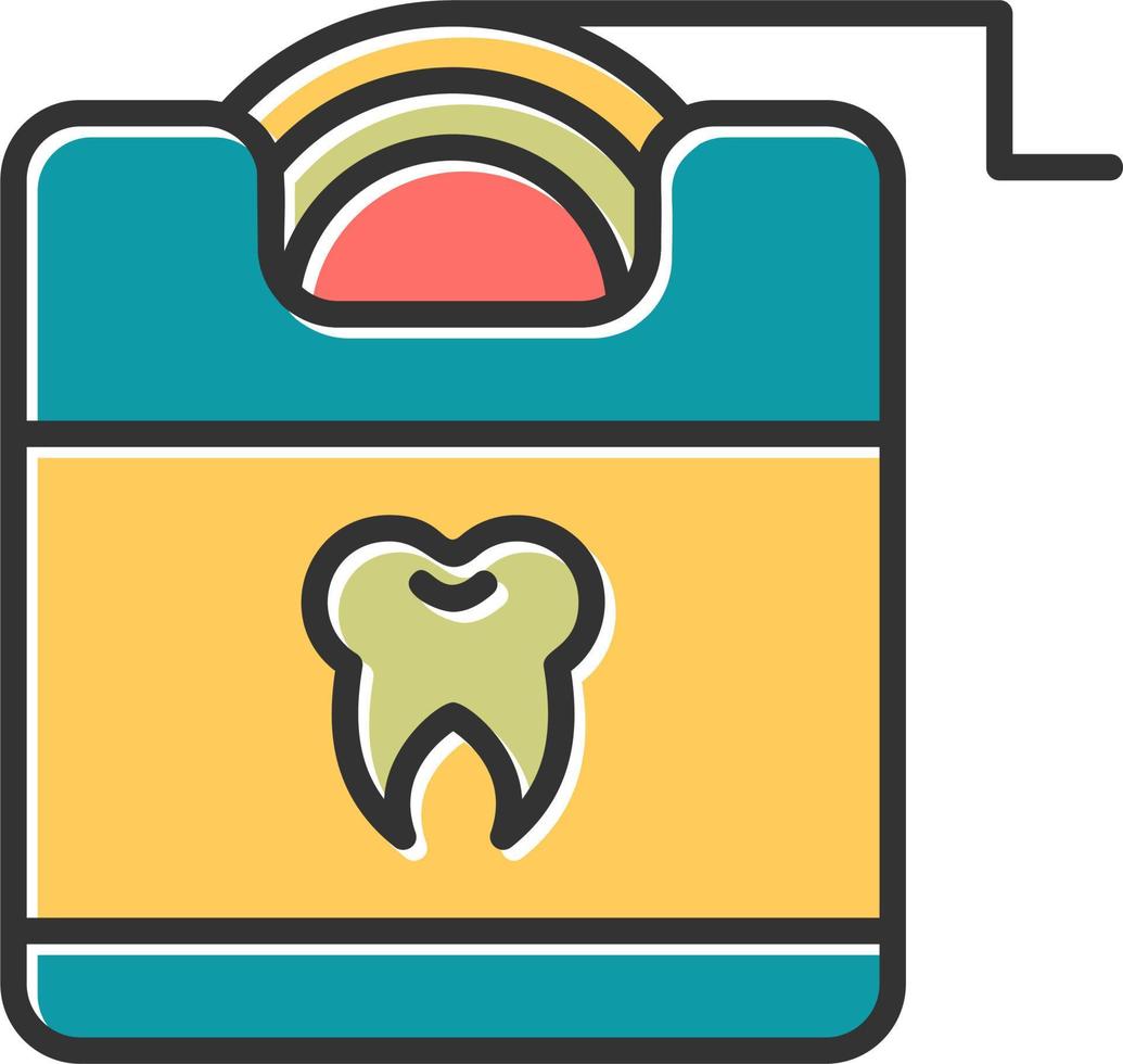 Dental Floss Vector Icon