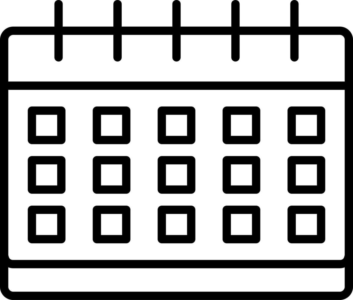 Calendar Vector Icon