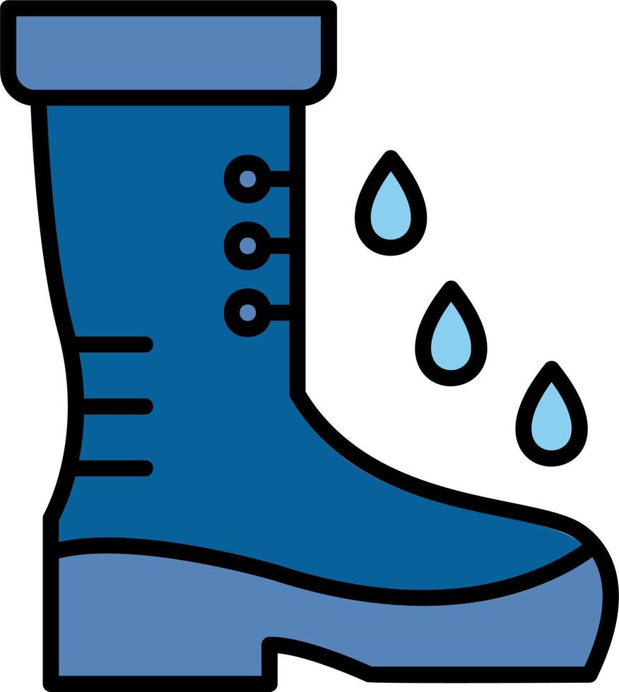 Rainboot Vector Icon