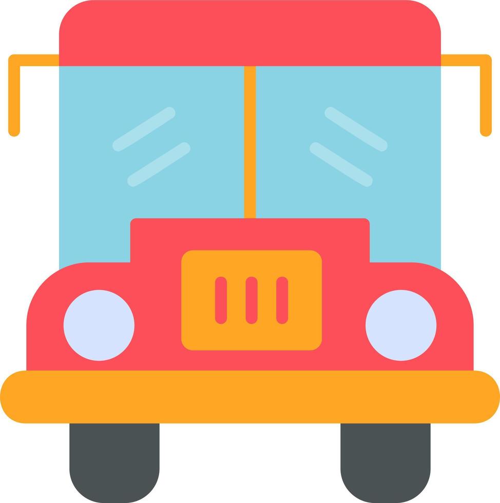 School Bus Vector Icon