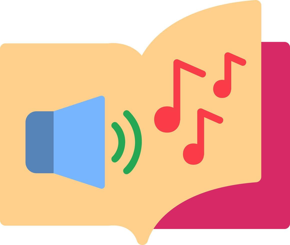 Audio Book Vector Icon