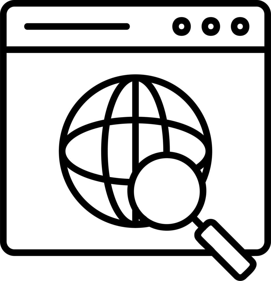 Browser Vector Icon