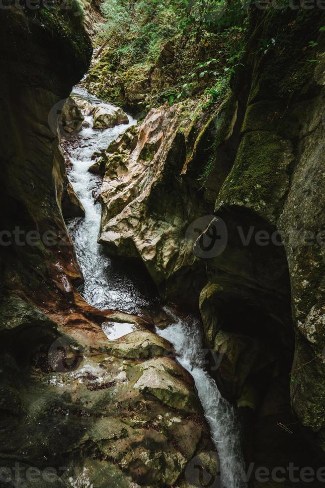 Majestic Gorges du Pont du Diable Cave in France photo