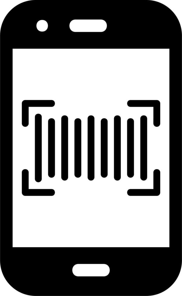 Phone Scanning Vector Icon