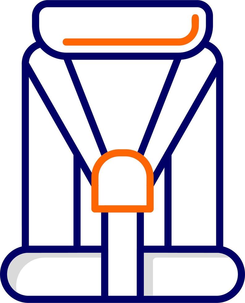 Car Seat baby Vector Icon