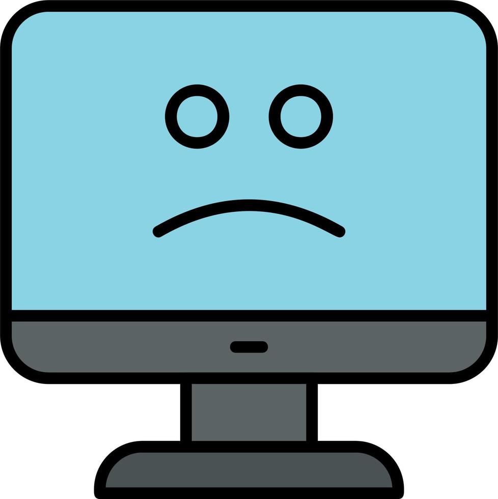 Blue Screen Vector Icon