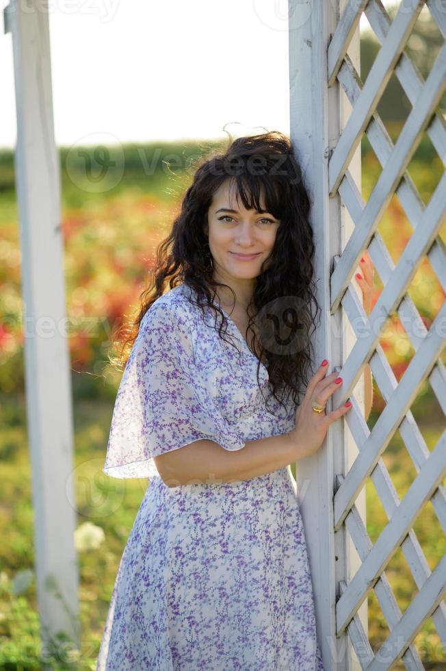 Portrait of a happy woman enjoying a sunny summer day. Fresh air, Travel, Summer, Vacation, Trip. Lifestyle. photo