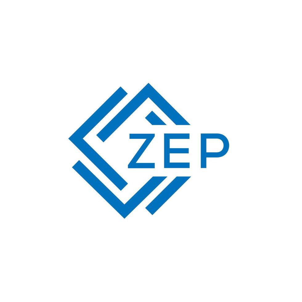 zep tecnología letra logo diseño en blanco antecedentes. zep creativo iniciales tecnología letra logo concepto. zep tecnología letra diseño. vector