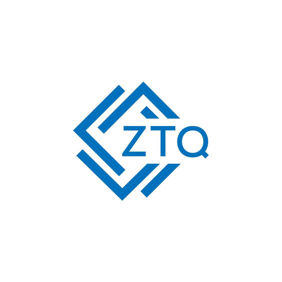 ztq tecnología letra logo diseño en blanco antecedentes. ztq creativo iniciales tecnología letra logo concepto. ztq tecnología letra diseño. vector