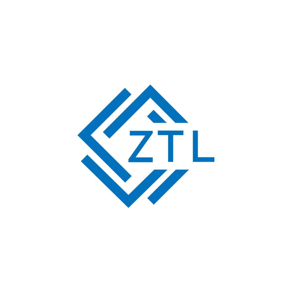 ztl tecnología letra logo diseño en blanco antecedentes. ztl creativo iniciales tecnología letra logo concepto. ztl tecnología letra diseño. vector