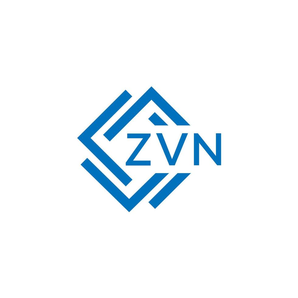 zvn tecnología letra logo diseño en blanco antecedentes. zvn creativo iniciales tecnología letra logo concepto. zvn tecnología letra diseño. vector