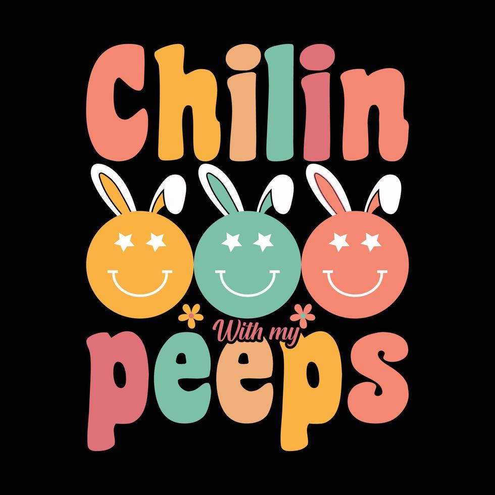 Happy Easter t-shirt design vector