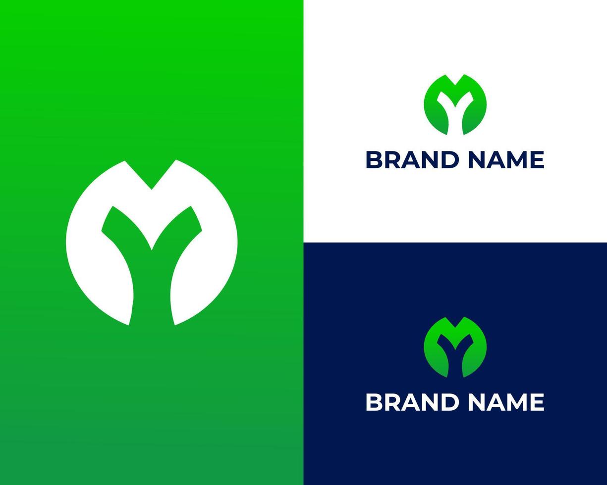 Y letter YM initial logo vector icon mark