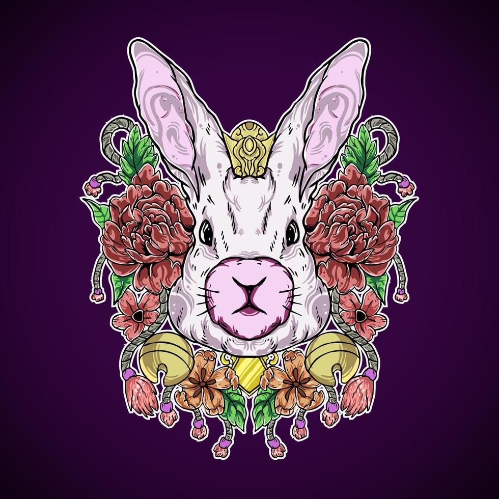 Rabbit Chinese New Year 2023 Illustration Vector Draw Artwork