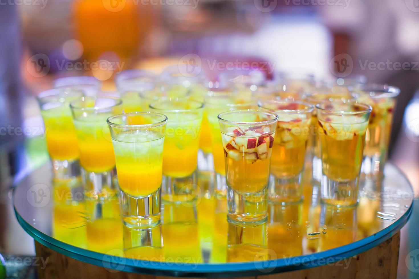 Drink shots close-up photo