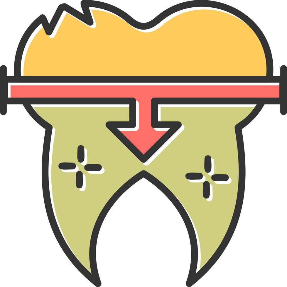 dental vector icono