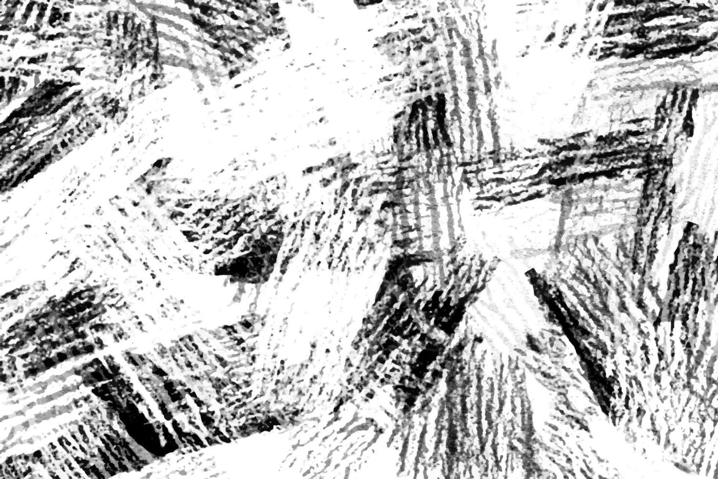 Distressed seamless black and white grunge texture. vector
