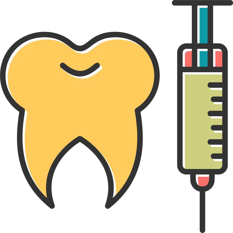 icono de vector de anestesia