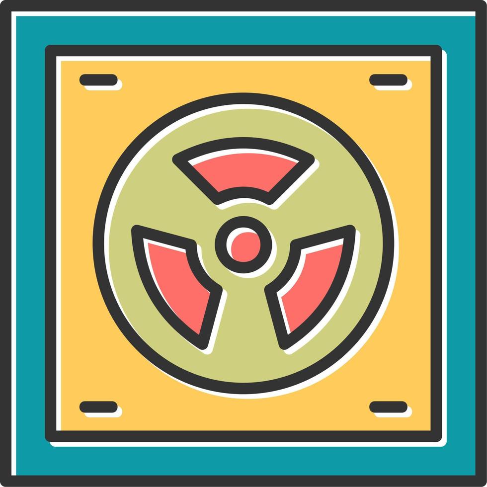 Radioactive Vector Icon