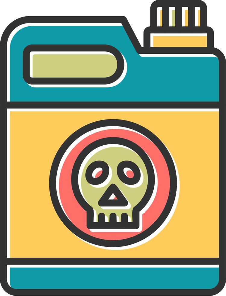 tóxico vector icono