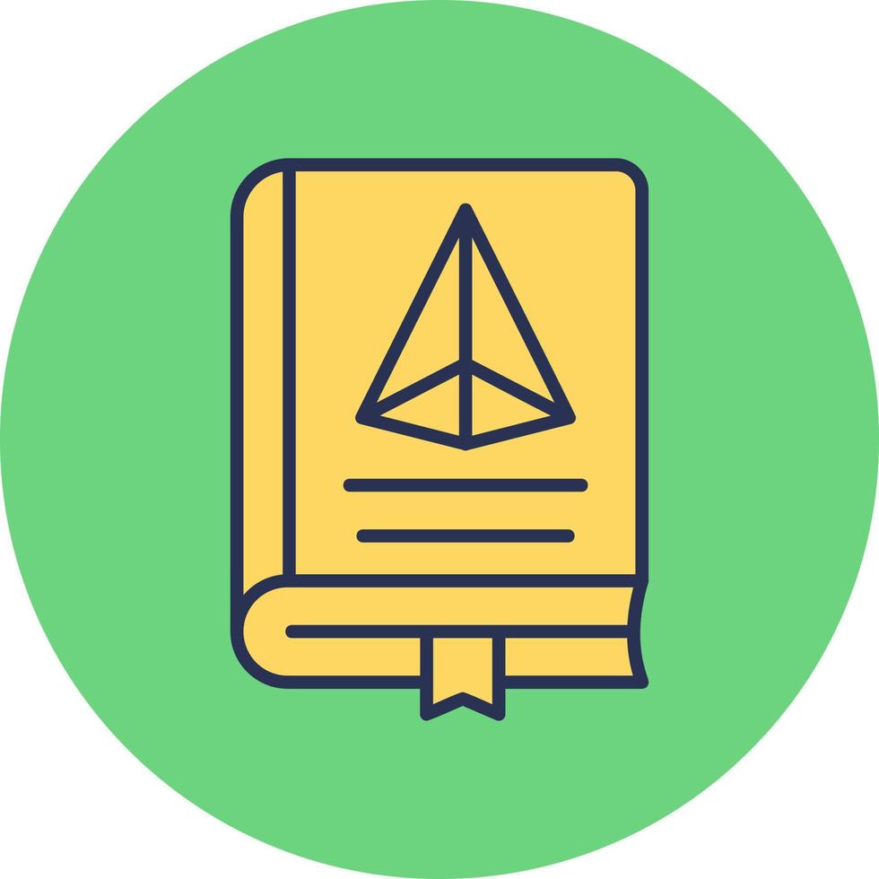 Trigonometry Book Vector Icon