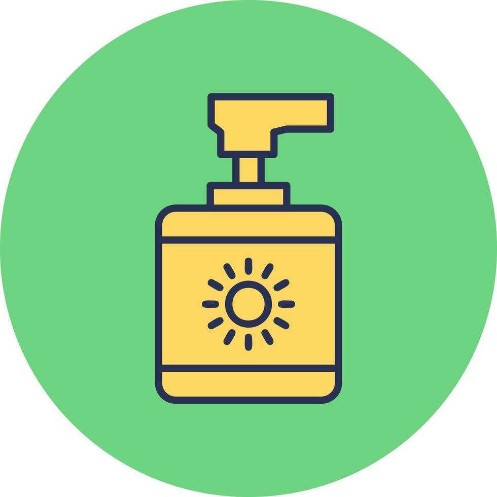Sunblock Vector Icon