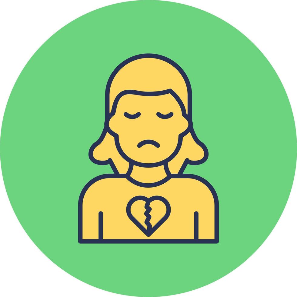 Broken Heart Vector Icon