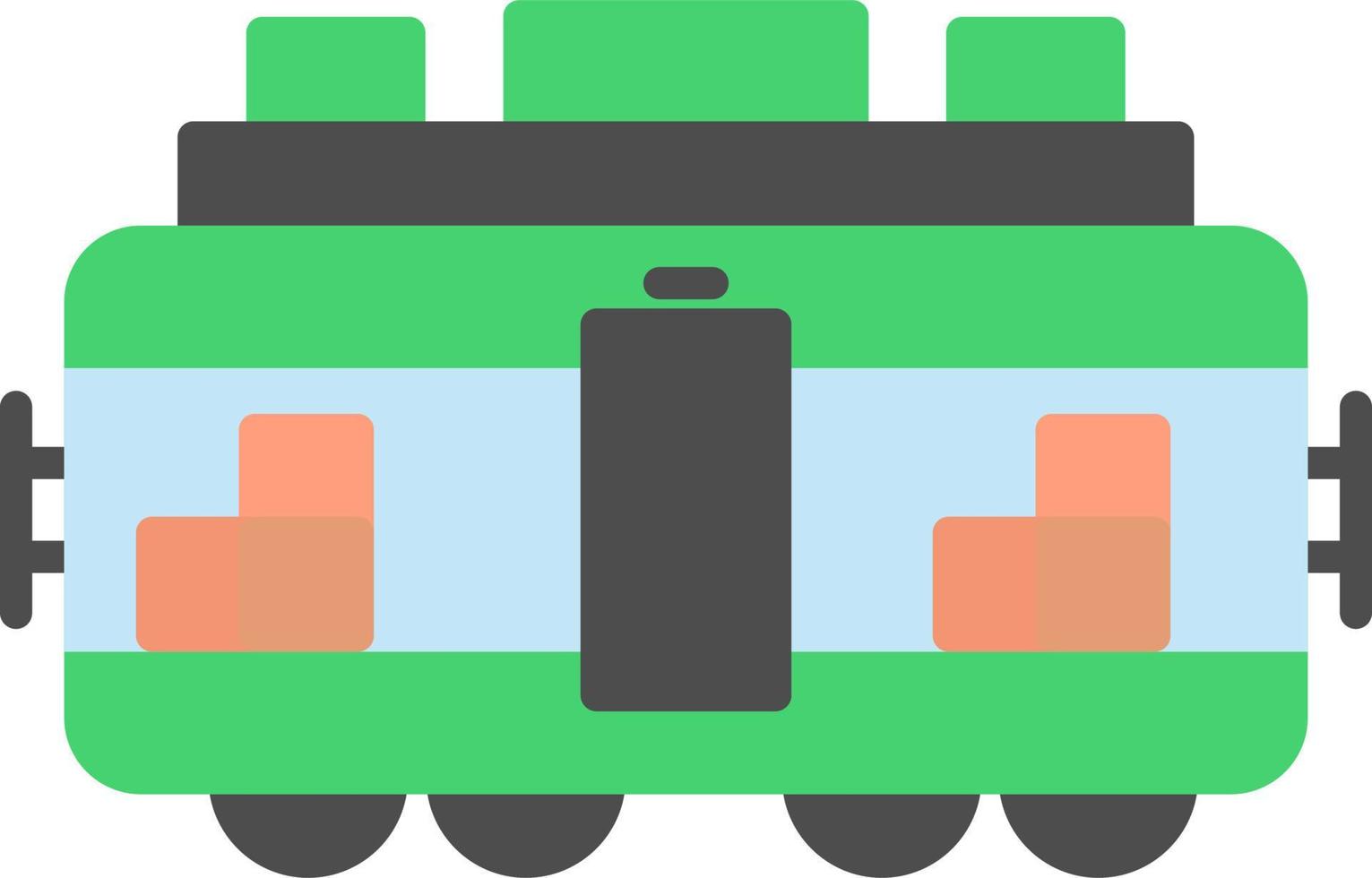 tren carga vector icono