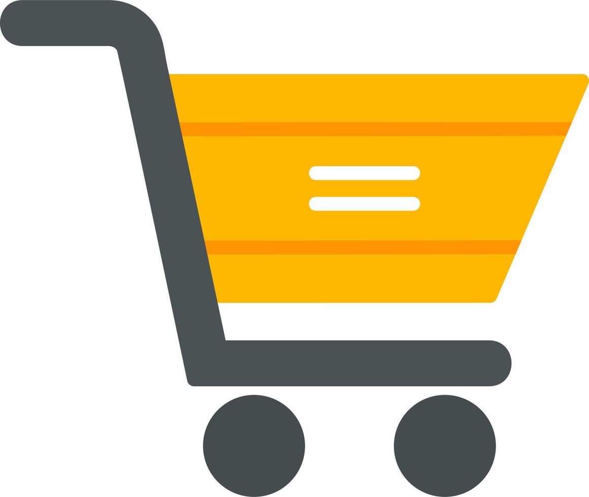 icono de vector de carrito de compras