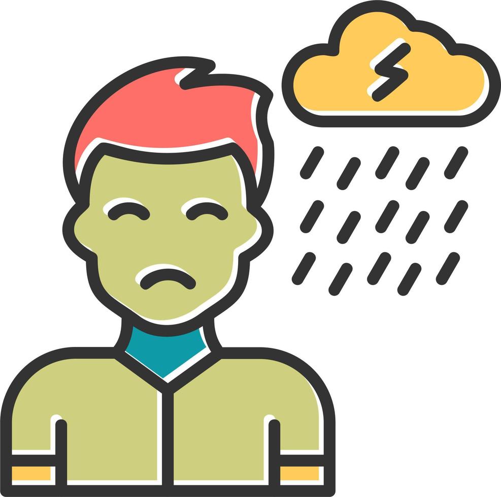 Depression Vector Icon