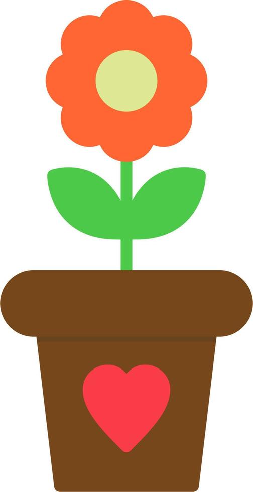 Flower Pot Vector Icon