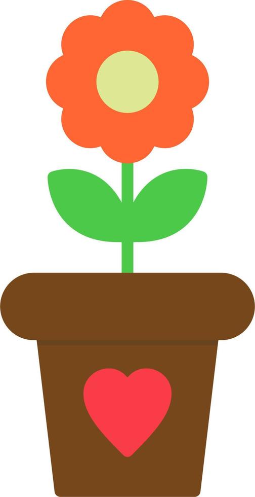 Flower Pot Vector Icon