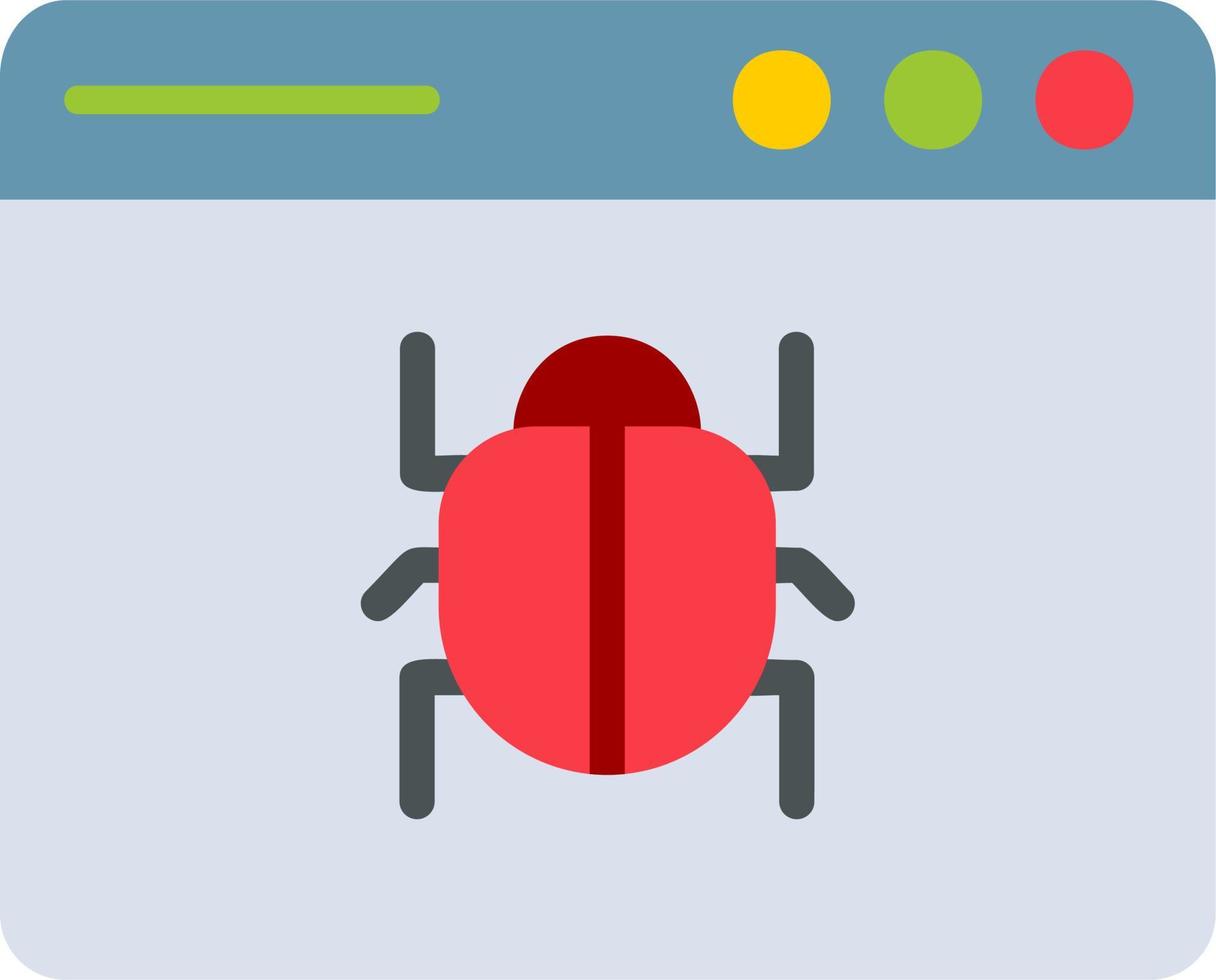 Web Bug Vector Icon