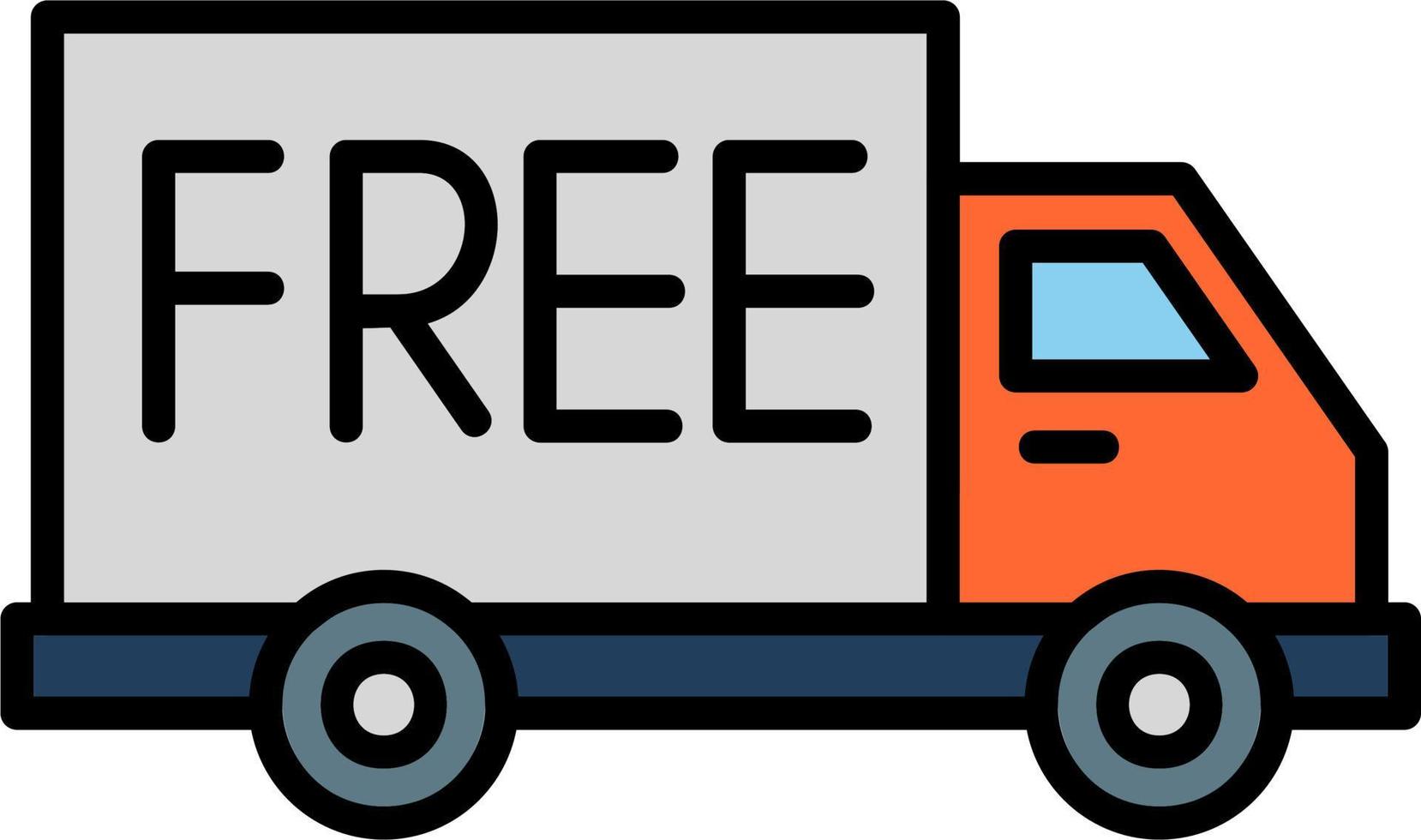 Free Delivery Vector Icon