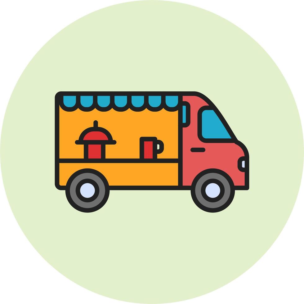 Food Truck Vector Icon